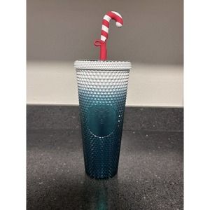 Starbucks Disney Parks Mickey Mouse Holiday Christmas Tumbler Cup Straw NEW 2023